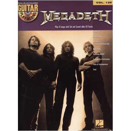 GUITAR PLAY-ALONG VOL.129 - MEGADETH (+CD)
