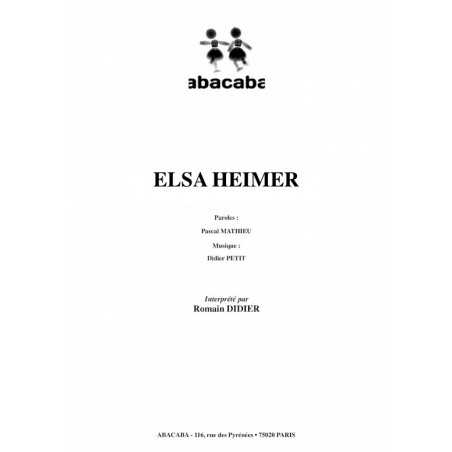 ELSA HEIMER