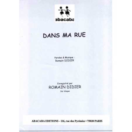 DANS MA RUE