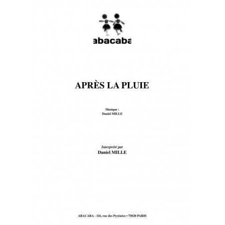 APRÈS LA PLUIE