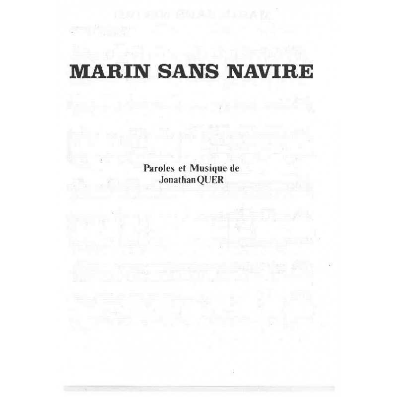 MARIN SANS NAVIRE