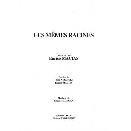 LES MÊMES RACINES