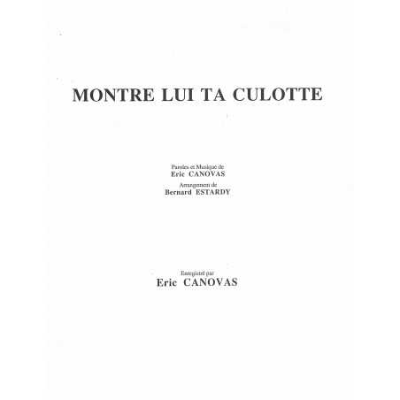 MONTRE LUI TA CULOTTE