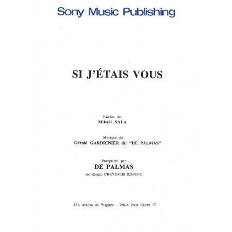SI J'ÉTAIS VOUS