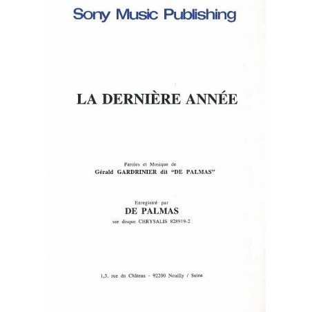 LA DERNIÈRE ANNÉE