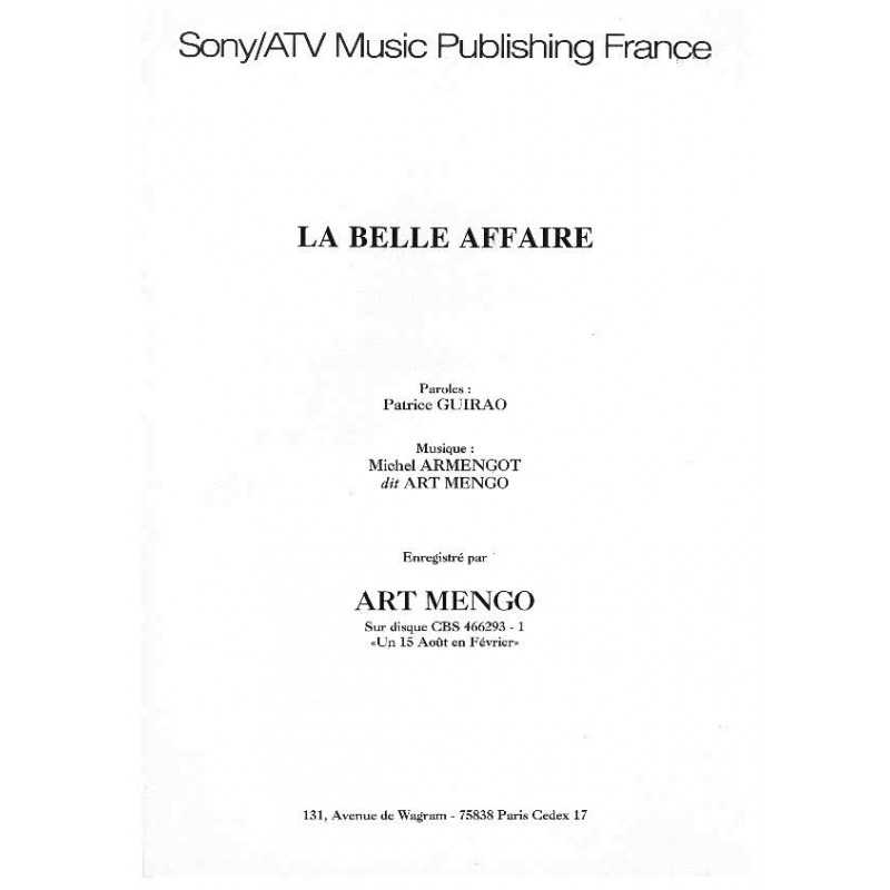 LA BELLE AFFAIRE