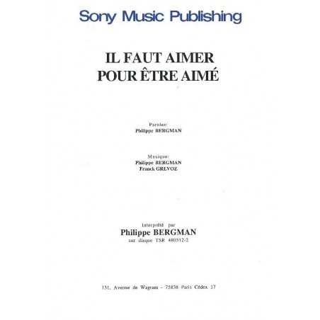 IL FAUT AIMER POUR ETRE AIMÉ