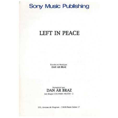 LEFT IN PEACE