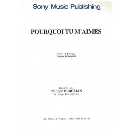 POURQUOI TU M'AIMES
