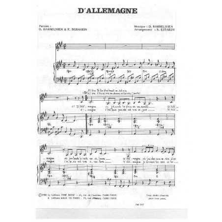 D'ALLEMAGNE
