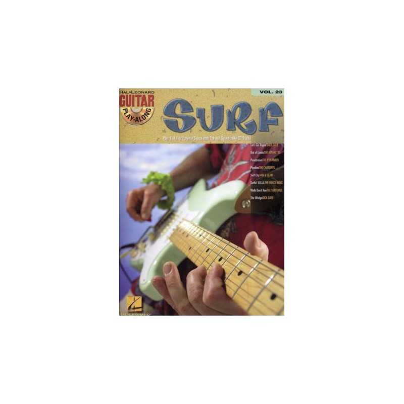 GUITAR PLAY-ALONG VOL.23 - SURF (+CD)