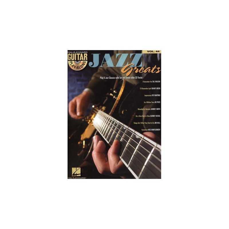 GUITAR PLAY-ALONG VOL.44 - JAZZ GREATS (+CD)