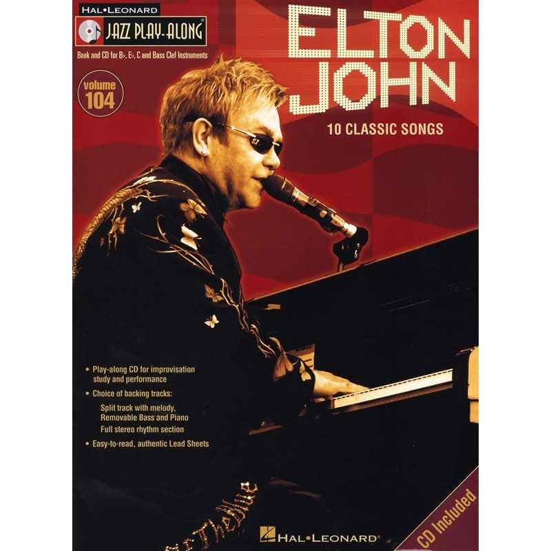JAZZ PLAY-ALONG VOL.104 : ELTON JOHN (+CD)