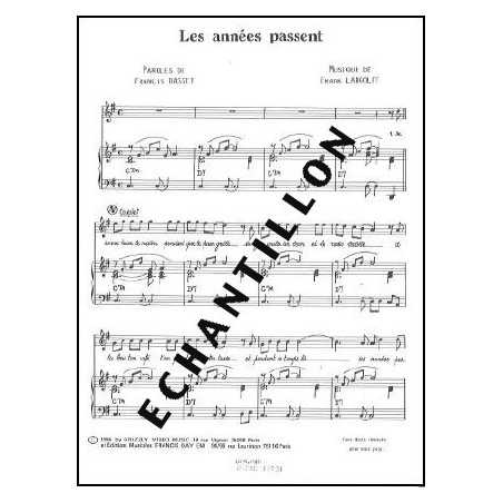 LES ANNÉES PASSENT