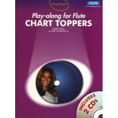 GUEST SPOT : CHART TOPPERS PLAY-ALONG FOR FLUTE (+2CD)