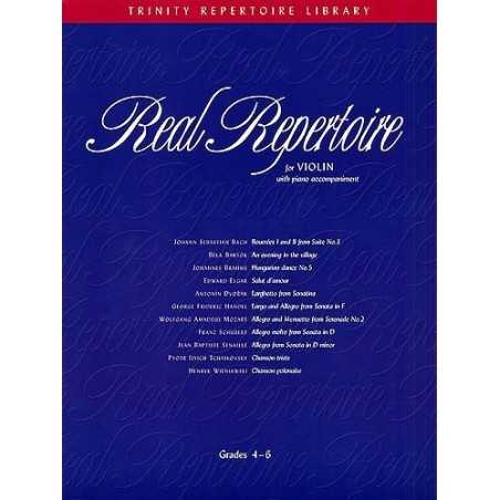 REAL REPERTOIRE FOR VIOLIN