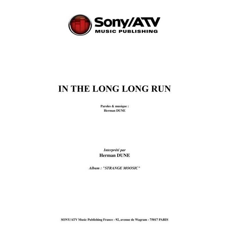 IN THE LONG LONG RUN
