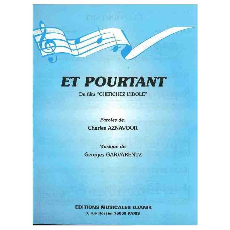 Partition ET POURTANT Charles AZNAVOUR PDF