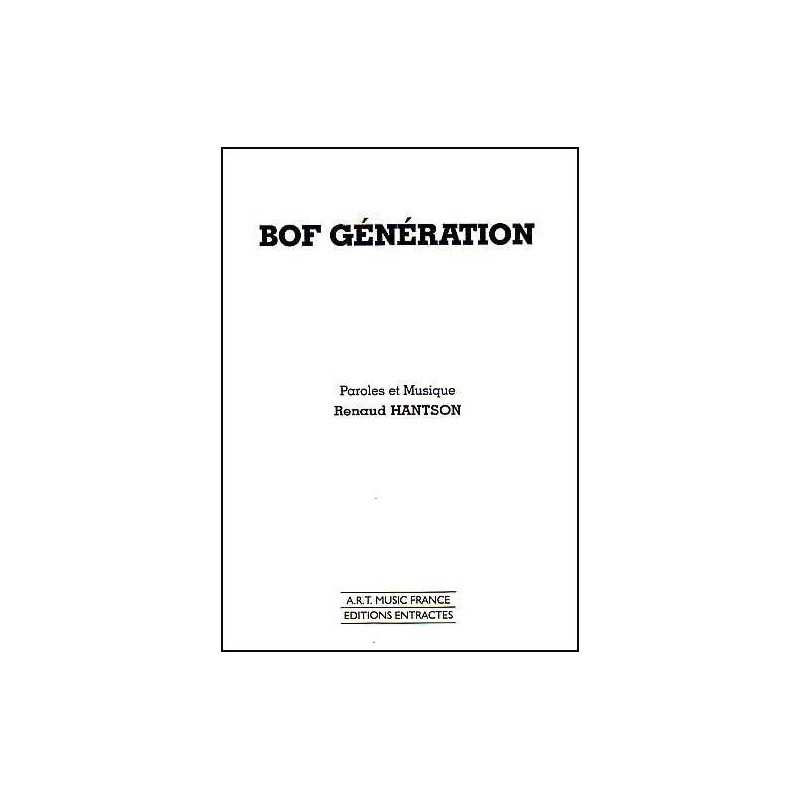 BOF GÉNÉRATION