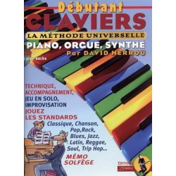 DÉBUTANT CLAVIERS - LA MÉTHODE UNIVERSELLE (+CD)