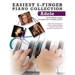 EASIEST 5-FINGER PIANO COLLECTION - ADELE