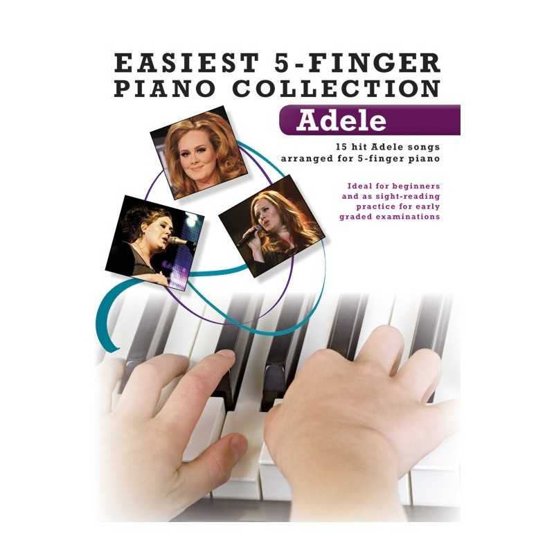 EASIEST 5-FINGER PIANO COLLECTION - ADELE