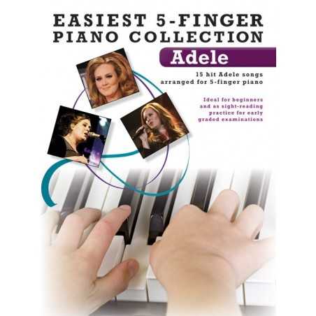 EASIEST 5-FINGER PIANO COLLECTION - ADELE
