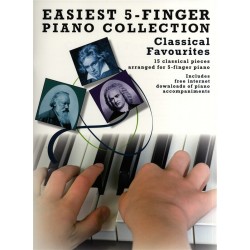 EASIEST 5-FINGER PIANO COLLECTION - CLASSICAL FAVOURITES