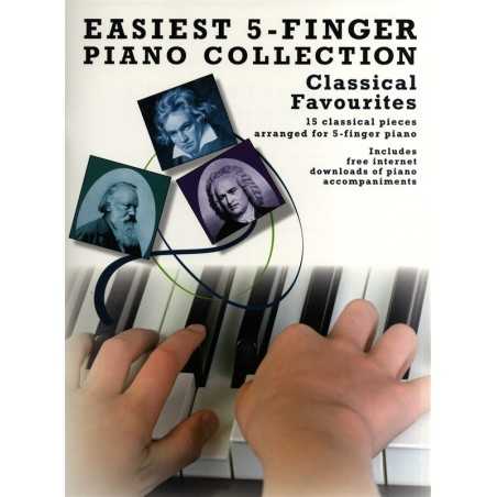 EASIEST 5-FINGER PIANO COLLECTION - CLASSICAL FAVOURITES