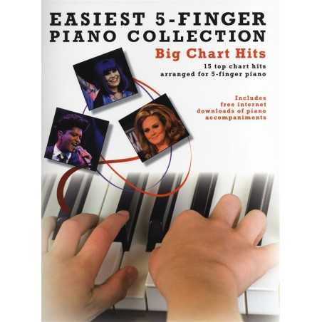 EASIEST 5-FINGER PIANO COLLECTION - BIG CHART HITS