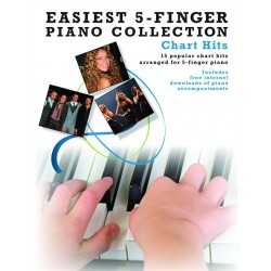 EASIEST 5-FINGER PIANO COLLECTION - CHART HITS
