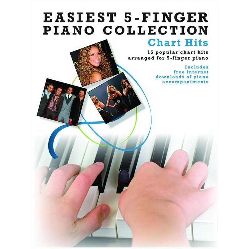 EASIEST 5-FINGER PIANO COLLECTION - CHART HITS