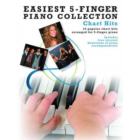 EASIEST 5-FINGER PIANO COLLECTION - CHART HITS