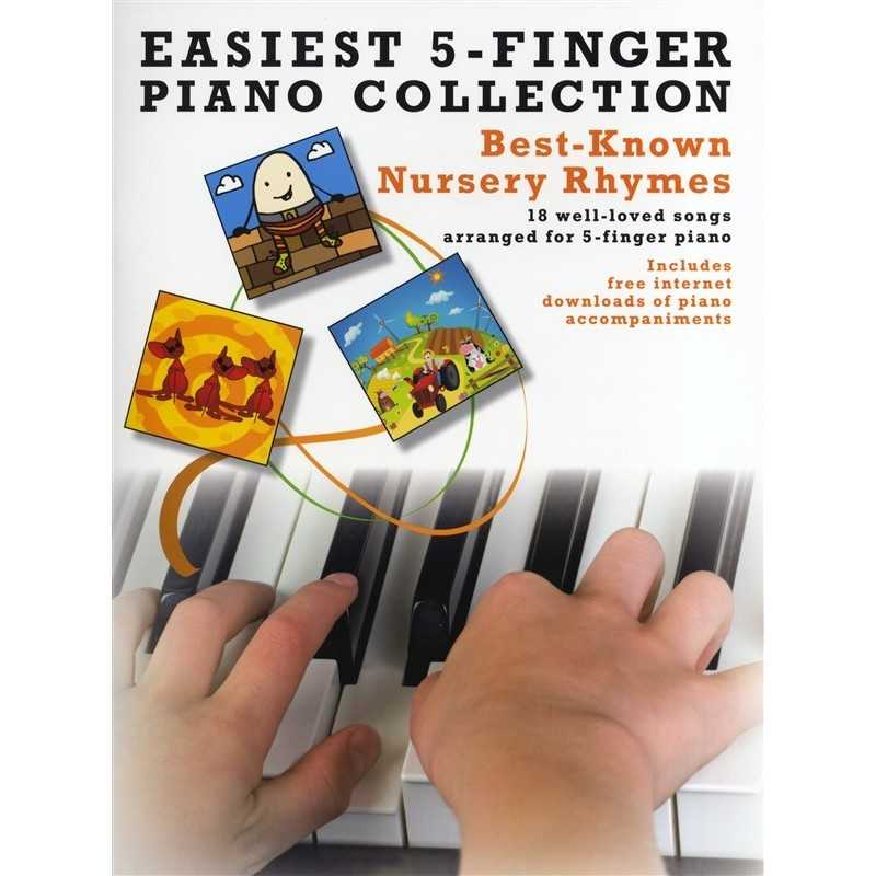 EASIEST 5-FINGER PIANO COLLECTION -NURSERY RHYMES
