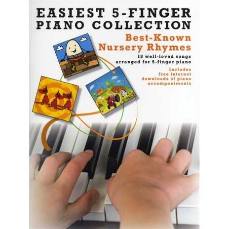 EASIEST 5-FINGER PIANO COLLECTION - NURSERY RHYMES