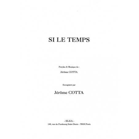SI LE TEMPS