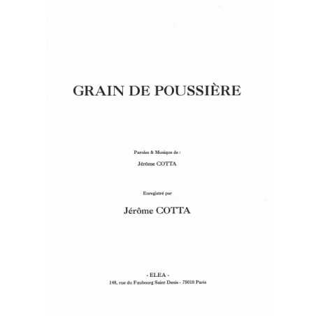 GRAIN DE POUSSIÈRE