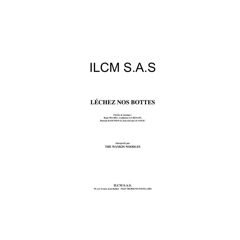 LECHEZ NOS BOTTES