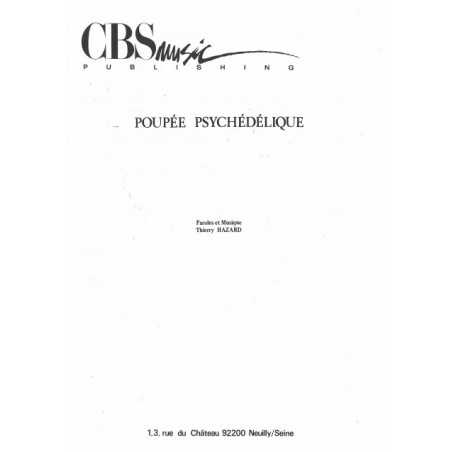POUPÉE PSYCHÉDÉLIQUE