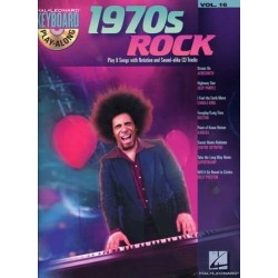 KEYBOARD PLAY-ALONG VOL.16 - 1970'S ROCK (+CD)