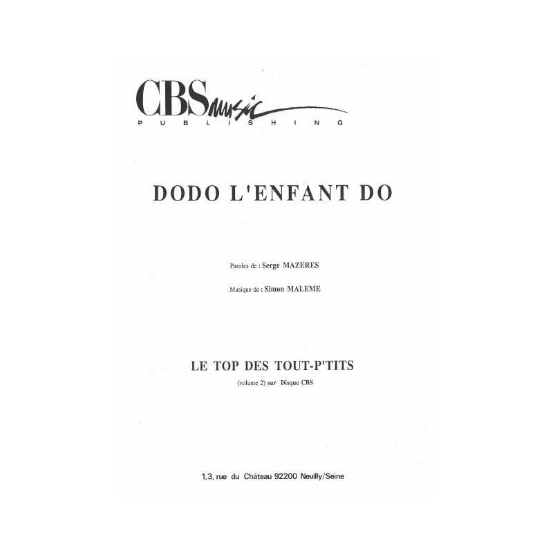 DODO L'ENFANT DO