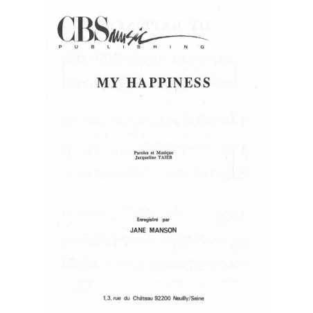 MY HAPPINESS