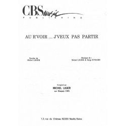 AU R'VOIR...J'VEUX PAS PARTIR