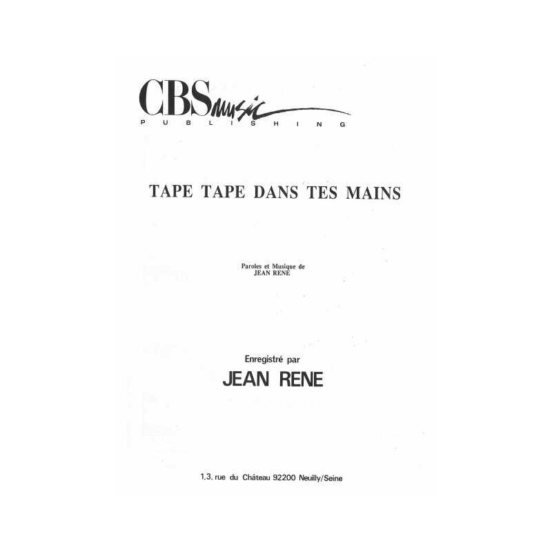 TAPE TAPE DANS TES MAINS