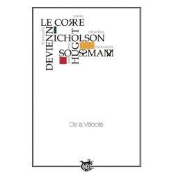 DE LA VÉLOCITÉ