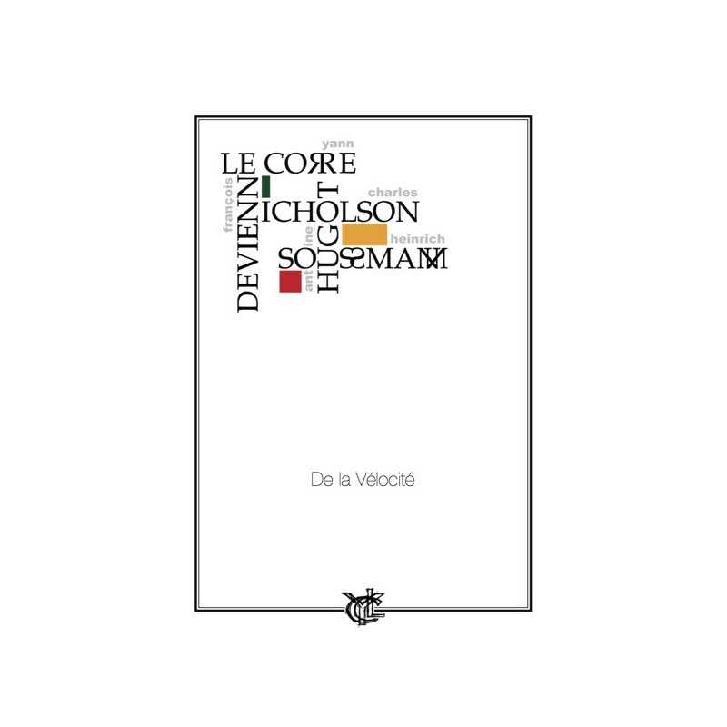 DE LA VÉLOCITÉ