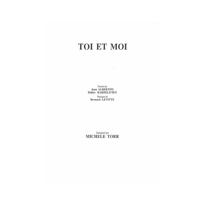 TOI ET MOI