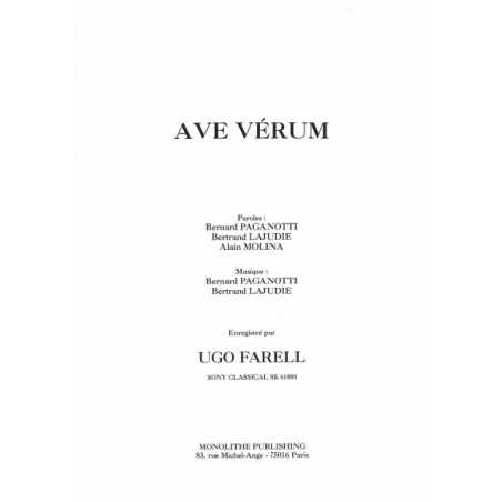AVE VÉRUM