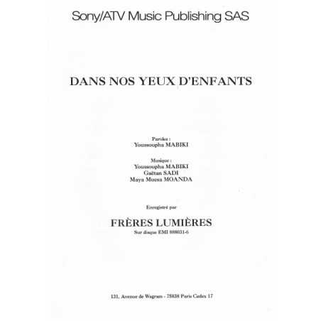 DANS NOS YEUX D'ENFANTS