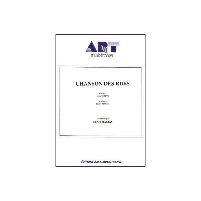 CHANSONS DES RUES
